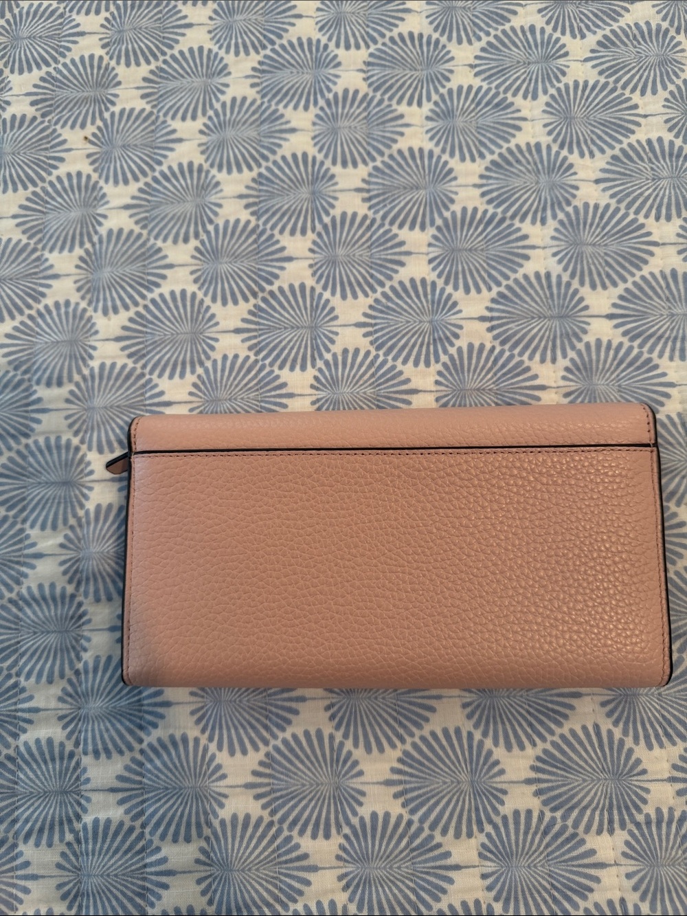kate spade Soft Pink Pebbled Leather Continental Wallet - Picture 3 of 7